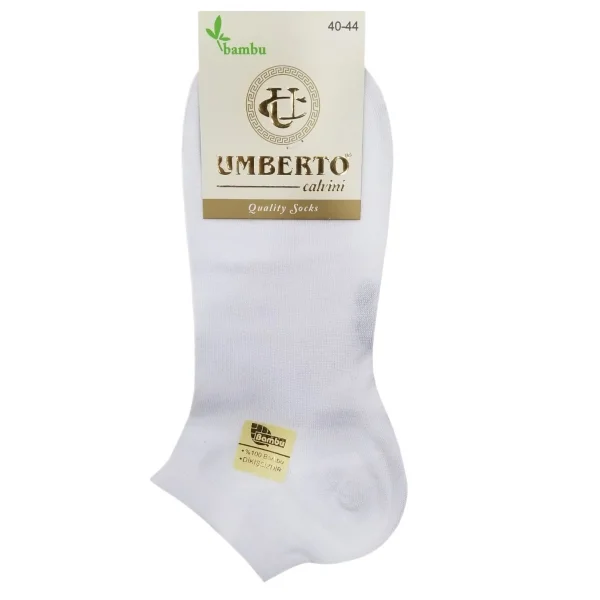 Umberto 12 Adet Erkek Doğal Bambu Patik Çorap -307