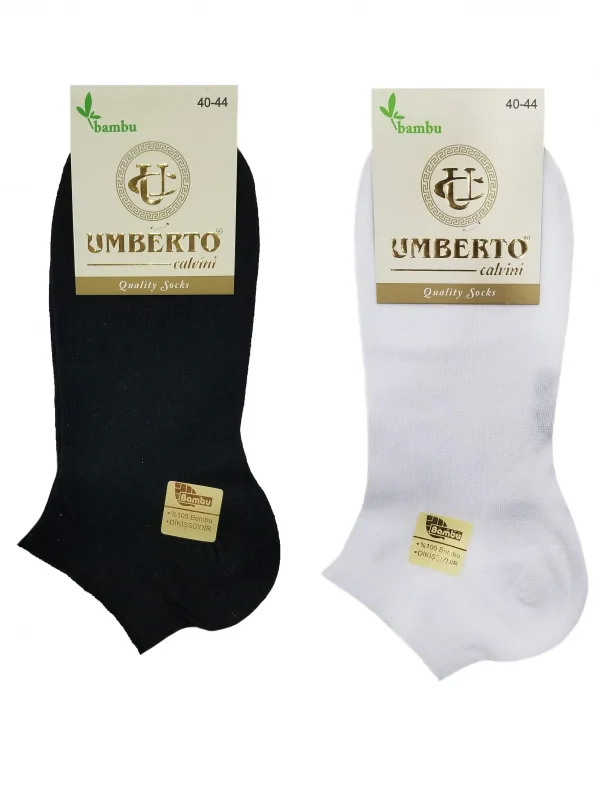 Umberto 6 Adet Erkek Doğal Bambu Patik Çorap - 307