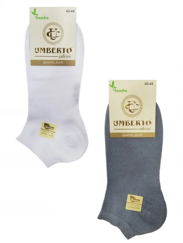 Umberto 6 Adet Erkek Doğal Bambu Patik Çorap - 307