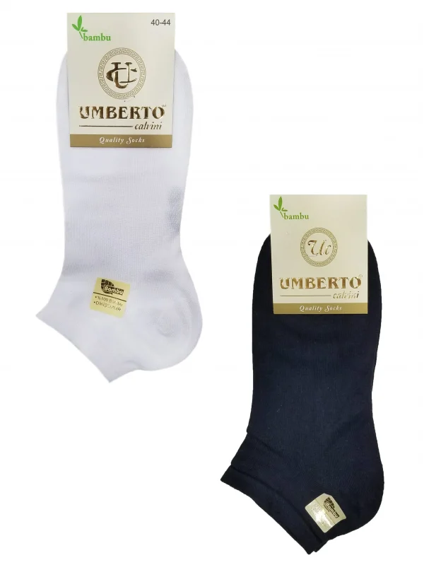 Umberto 6 Adet Erkek Doğal Bambu Patik Çorap - 307