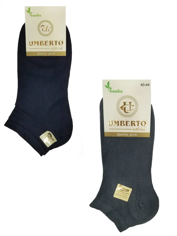 Umberto 6 Adet Erkek Doğal Bambu Patik Çorap - 307