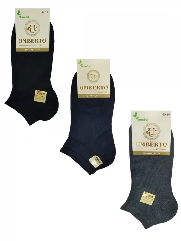Umberto 6 Adet Erkek Doğal Bambu Patik Çorap - 307