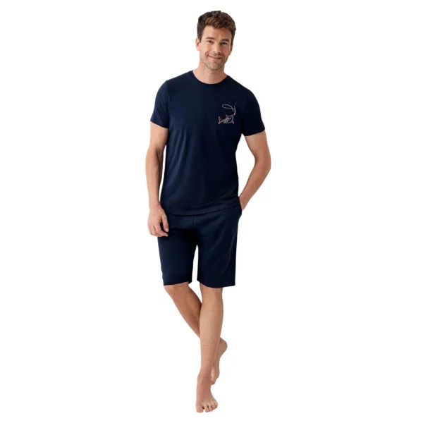 Arnetta AR3692-S Erkek Yazlık İkili Pijama Takım