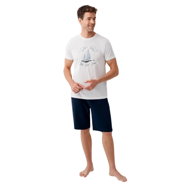 Arnetta AR3693-S Erkek Yazlık İkili Pijama Takım