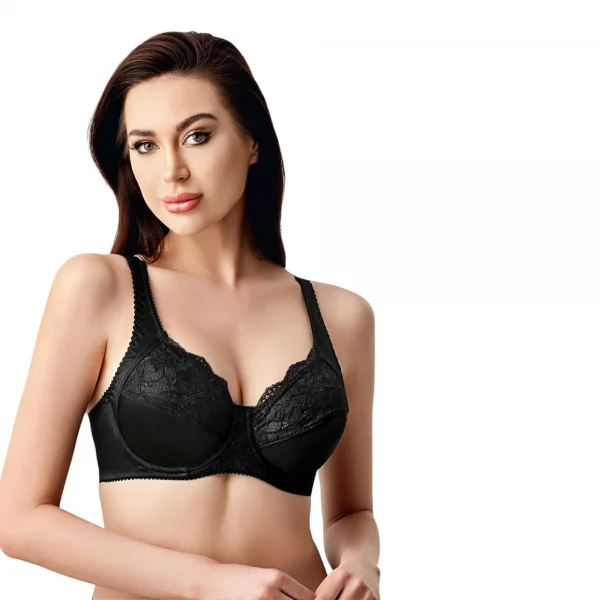 Newbra Lingerie 342305 Kadın Dantel Detaylı Balenli Toparlayacı Minimizer Sutyen