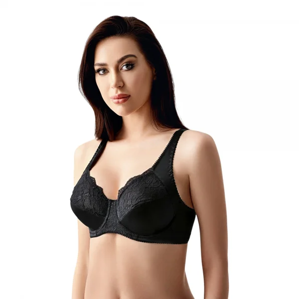 Newbra Lingerie 342305 Kadın Dantel Detaylı Balenli Toparlayacı Minimizer Sutyen