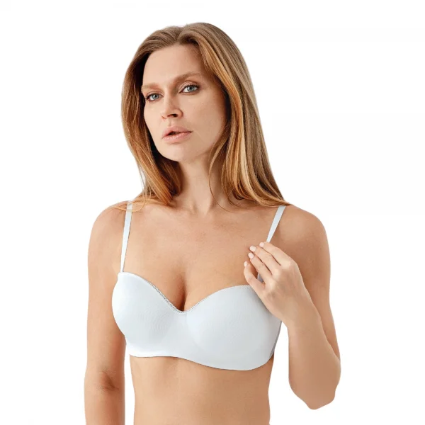 Newbra Lingerie 7045 Kadın Desteksiz B Cup Dantelli Sutyen
