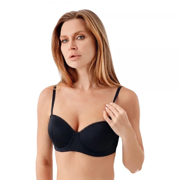 Newbra Lingerie 7045 Kadın Desteksiz B Cup Dantelli Sutyen