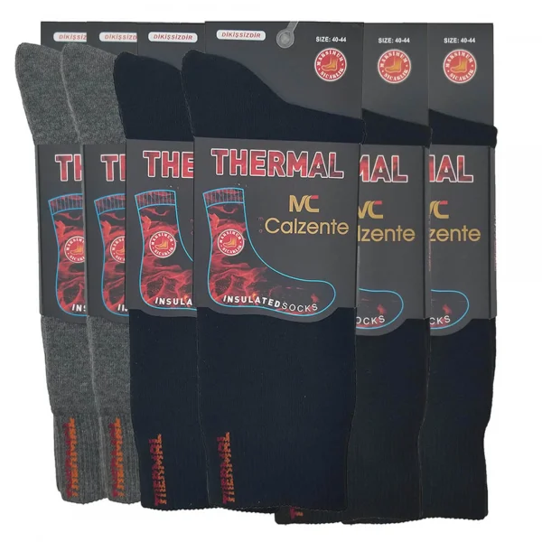 Mia Calzente 6lı Thermal (Termal) Erkek Çorabı