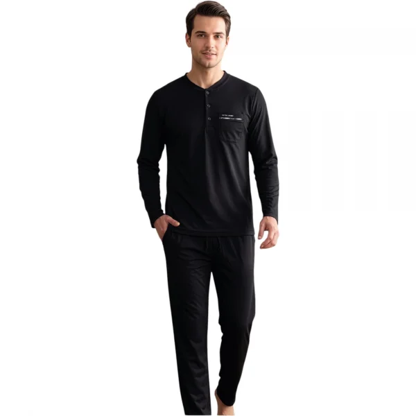 Over Sleep 2412 Erkek Kışlık Süprem Pijama Takımı