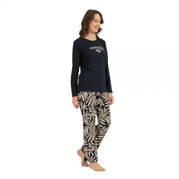 Arnetta AR3738X Kadın Uzun Kollu Büyük Beden Pijama Takım