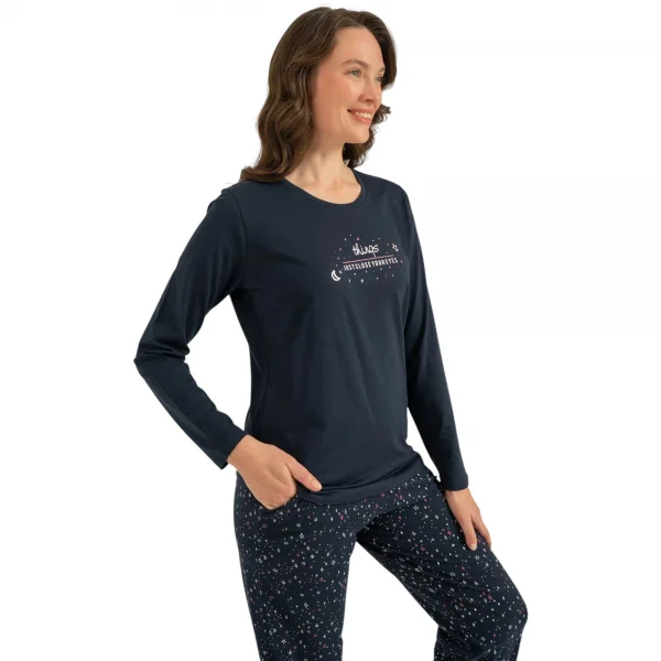 Arnetta AR3774S Kadın Uzun Kollu Pijama Takım