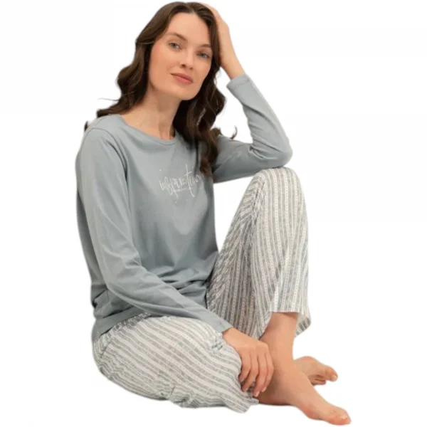 Arnetta AR3778S Kadın Uzun Kollu Pijama Takım