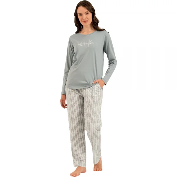 Arnetta AR3778S Kadın Uzun Kollu Pijama Takım