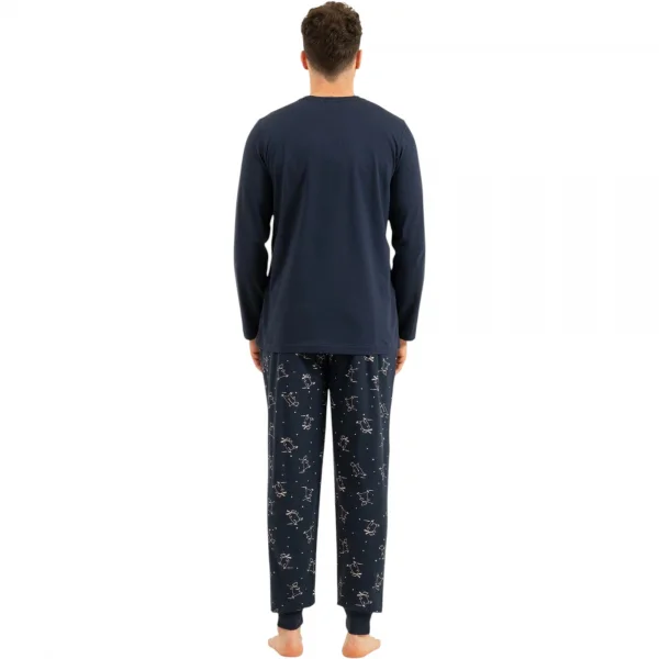 Rolypoly RP3864S Baba Oğul Uzun Kol Pijama Takım (Baba)
