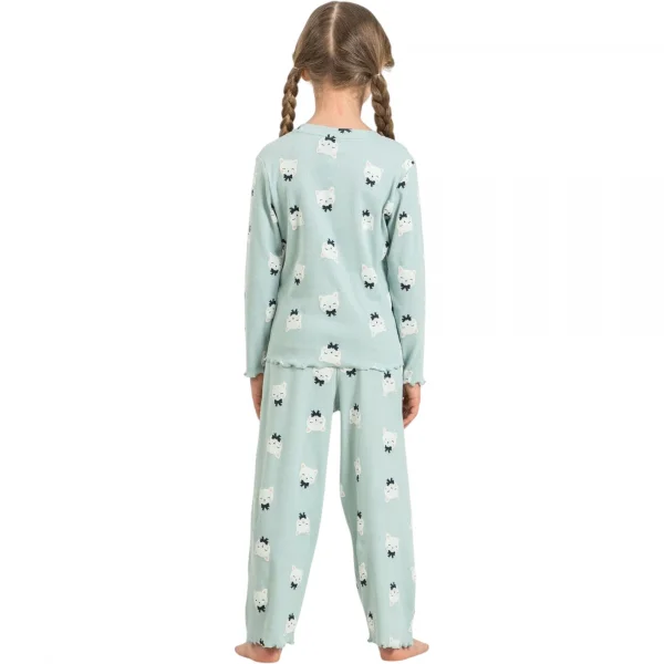 Rolypoly RP3901C Kız Çocuk Uzun Kol Pijama Takım
