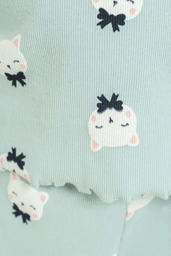 Rolypoly RP3901C Kız Çocuk Uzun Kol Pijama Takım