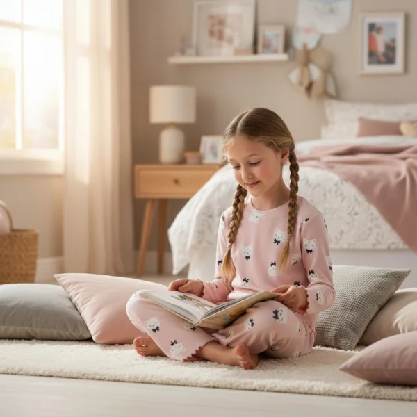 Rolypoly RP3901C Kız Çocuk Uzun Kol Pijama Takım