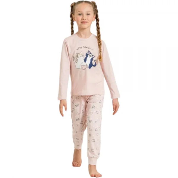 Rolypoly RP3902G Anne Kız Uzun Kol Pijama Takım (Garson)