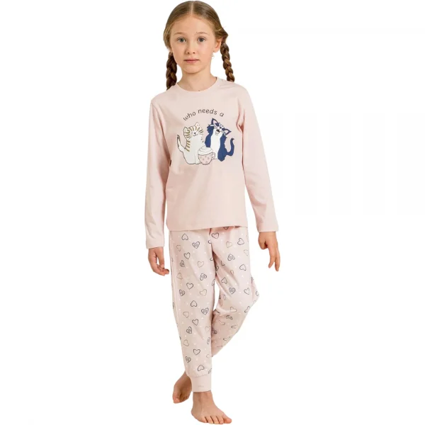 Rolypoly RP3902G Anne Kız Uzun Kol Pijama Takım (Garson)