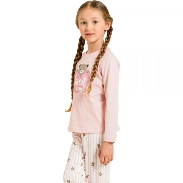 Rolypoly RP3911C Kız Çocuk Uzun Kol Pijama Takım