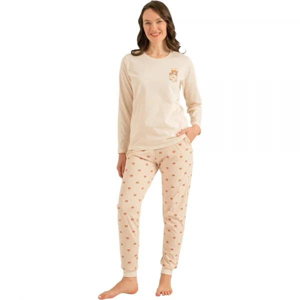 Rolypoly RP3916S Anne Kız Uzun Kol Pijama Takım (Anne)