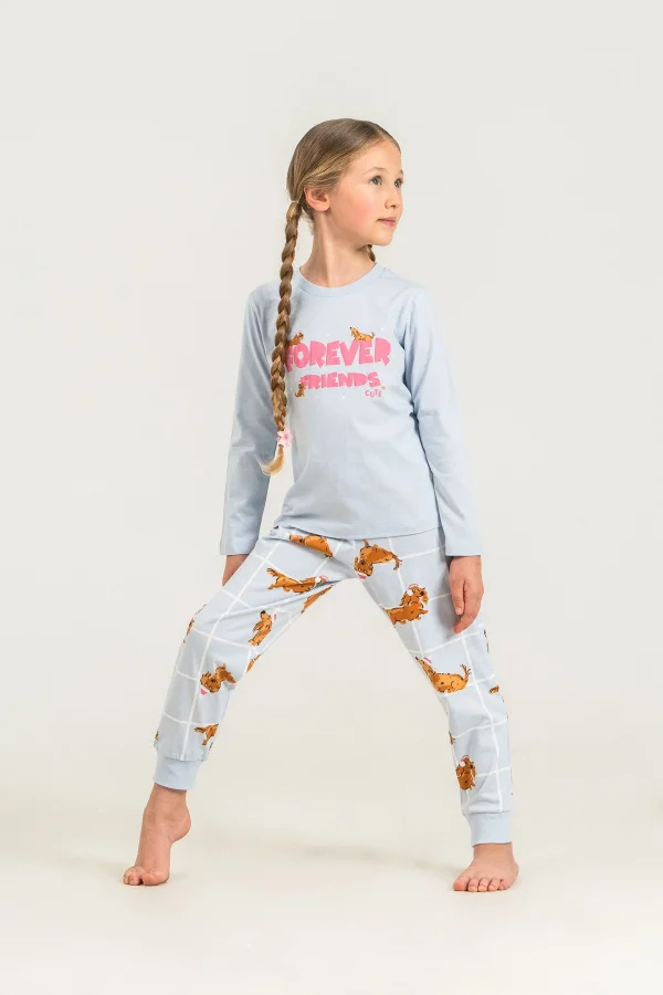 RolyPoly RP3907C  Kız Çocuk Uzun Kol Pijama Takım