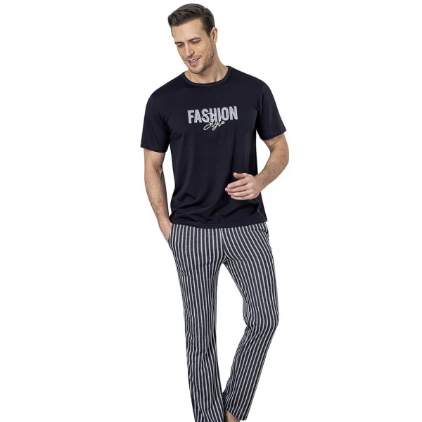 Alperi 18016 Erkek Yazlık Kısakol Pijama Takım