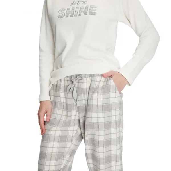 Anıl 11253 Kadın Uzun Kol Kışlık Pijama Takım