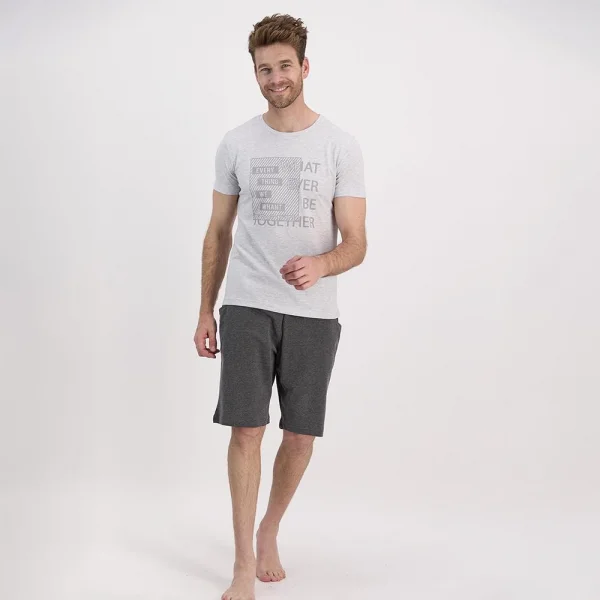 Arnetta 1381S Erkek Yazlık Bermuda Pijama Takım