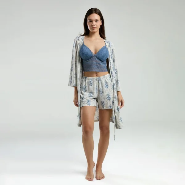 Arnetta 3260S Kadın 3lü Yazlık Pijama Takım