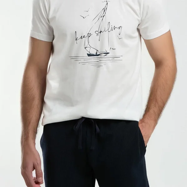 Arnetta 3328S Erkek Bermuda İkili Yazlık Pijama Takım