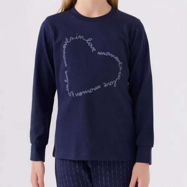 Arnetta AR3050G Kız Çocuk Garson Kışlık Pijama Takım