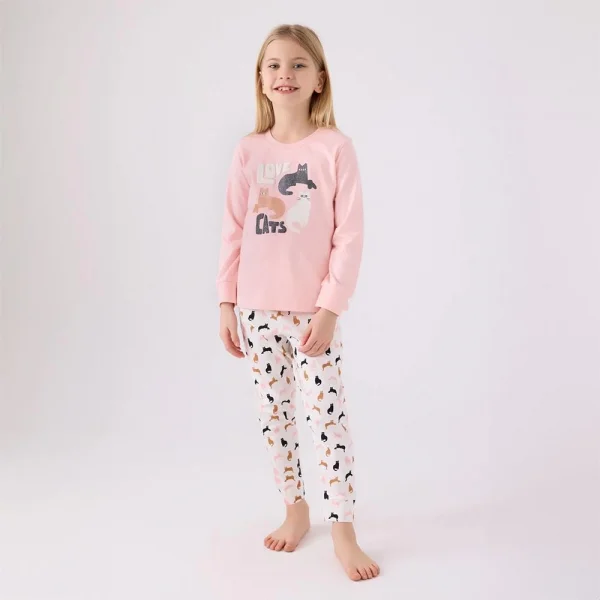 Arnetta AR3057C Kız Çocuk Kışlık Pijama Takımı