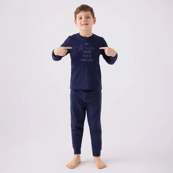Arnetta AR3130G Erkek Çocuk Garson Boy Kışlık Pijama Takımı