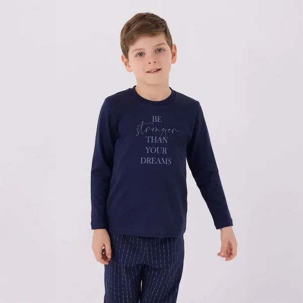 Arnetta AR3130G Erkek Çocuk Garson Boy Kışlık Pijama Takımı