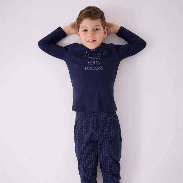 Arnetta AR3130G Erkek Çocuk Garson Boy Kışlık Pijama Takımı