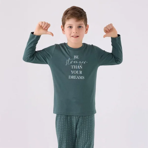 Arnetta AR3130G Erkek Çocuk Garson Boy Kışlık Pijama Takımı