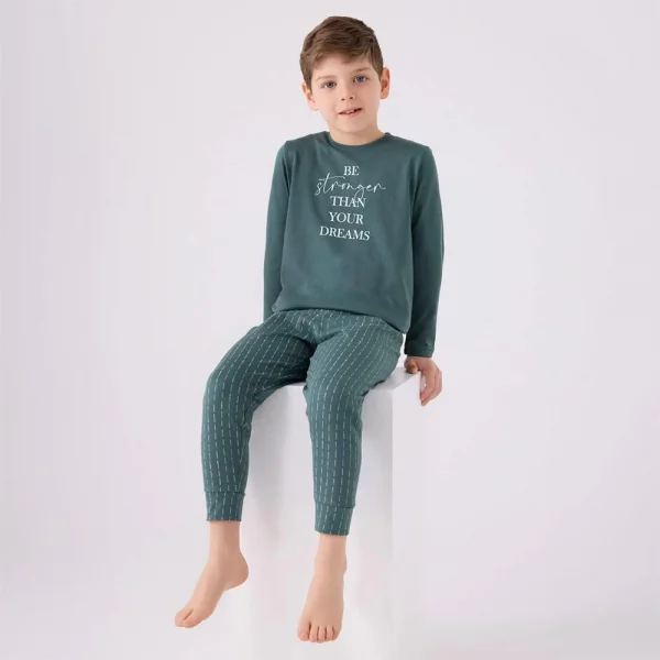 Arnetta AR3130G Erkek Çocuk Garson Boy Kışlık Pijama Takımı