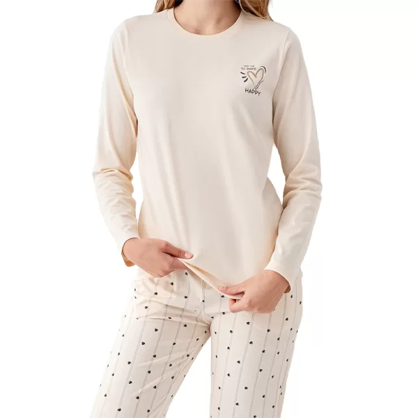 Arnetta AR3434-S Anne Kız Kışlık İkili Pijama Takıım (Anne)