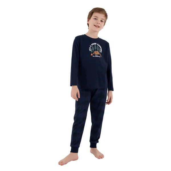 Arnetta AR3500-G Baba Oğul Kışlık İkili Pijama Takım (Oğul)