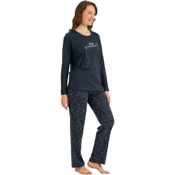 Arnetta AR3774S Kadın Uzun Kollu Pijama Takım