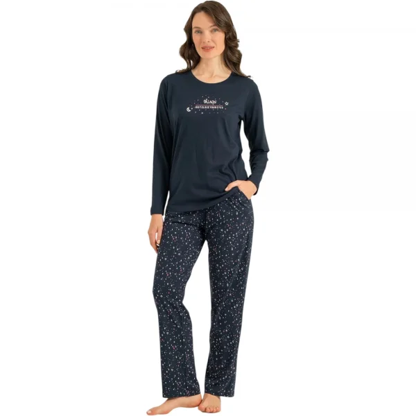 Arnetta AR3774S Kadın Uzun Kollu Pijama Takım