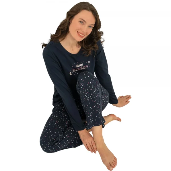 Arnetta AR3774S Kadın Uzun Kollu Pijama Takım