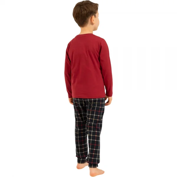 Arnetta AR3820G Baba Oğul Uzun Kollu İkili Pijama Takım (Garson Boy)