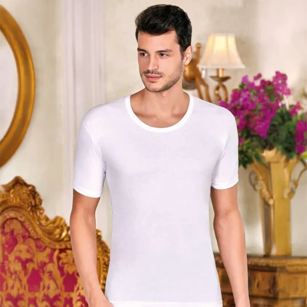 Berrak 1002 Erkek Büyük Beden KısaKol Atlet 4XL