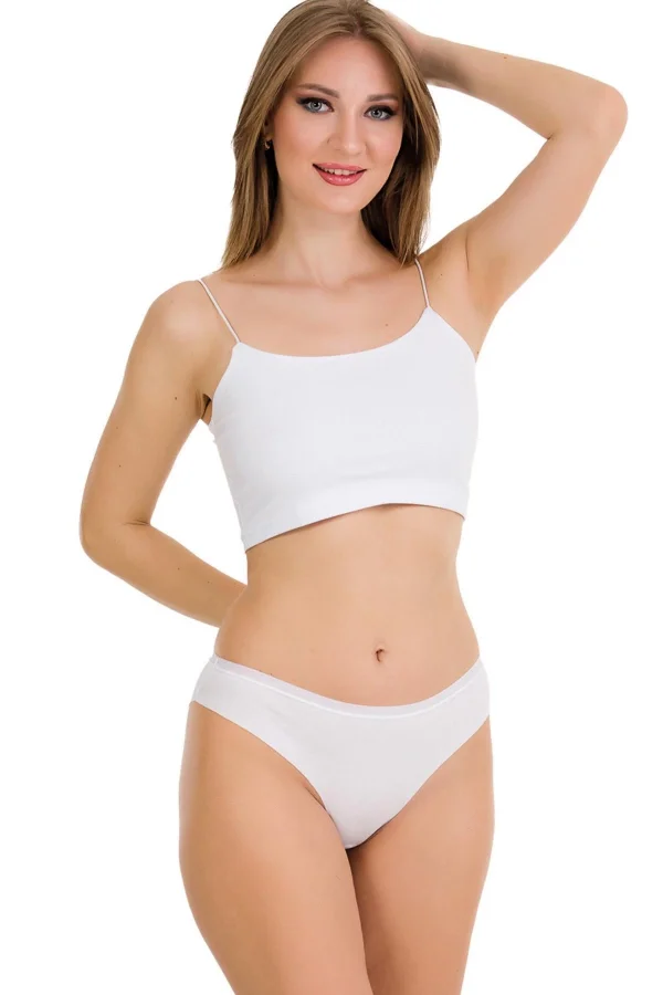 Berrak 11688 Kadın Lazer Kesim Pamuk Ağlı Bikini