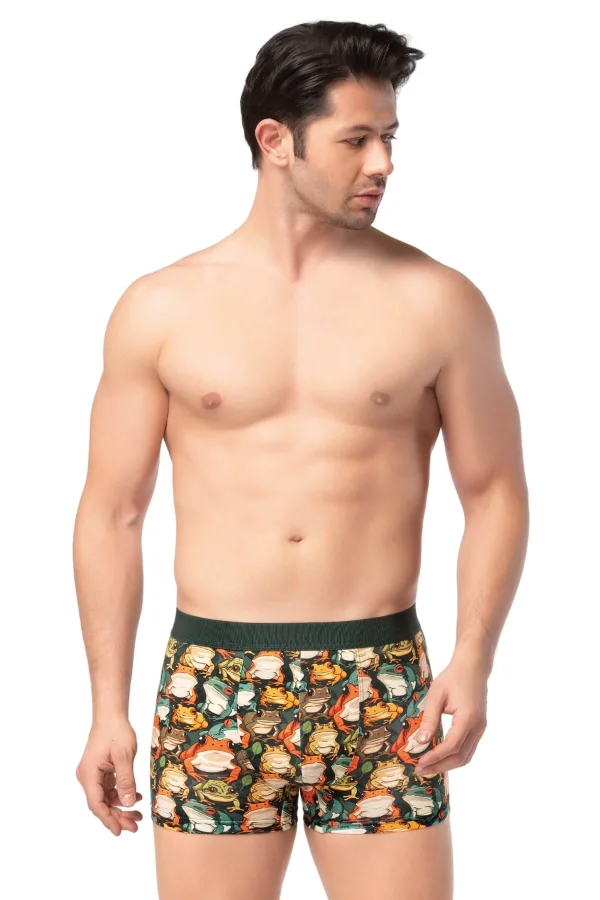Berrak 4431 Büyük Beden Dijital Baskı Erkek Boxer