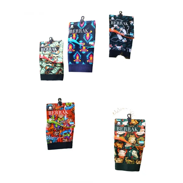Berrak 4431 Dijital Baskı Erkek Boxer