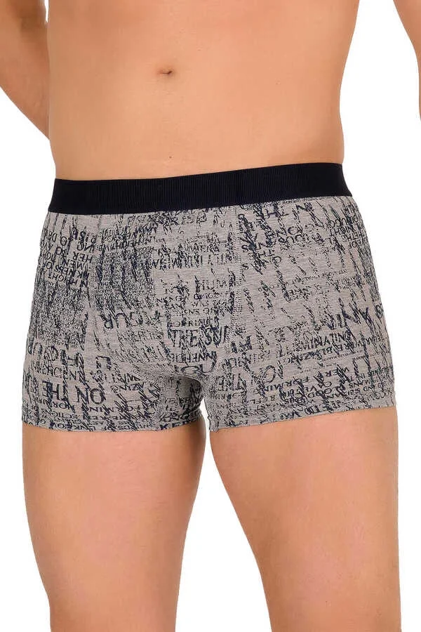 Berrak 4480 Erkek Likralı Desenli Boxer